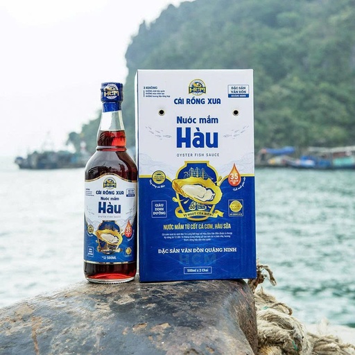 [NMHCRX4ĐĐ(S00650] Nước Mắm Hàu Cái Rồng Xưa 35 Độ Đạm