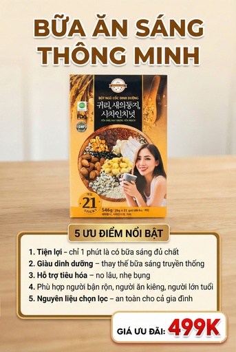 [CPX(S00654] Ngũ Cốc yến Xào Saichi